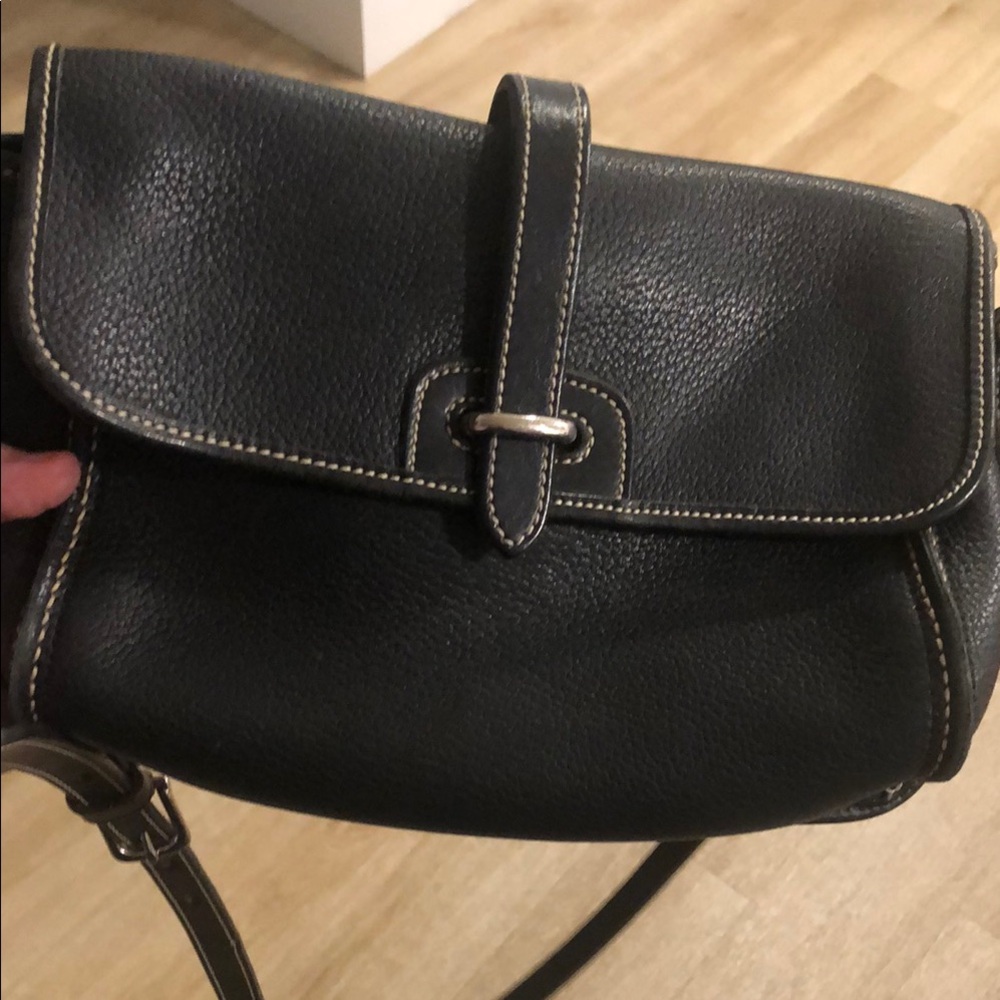 Vintage Dooney & Bourke Black Crossbody Bag